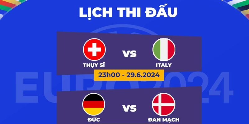 Lưu ý lịch thi đấu bóng đá euro
